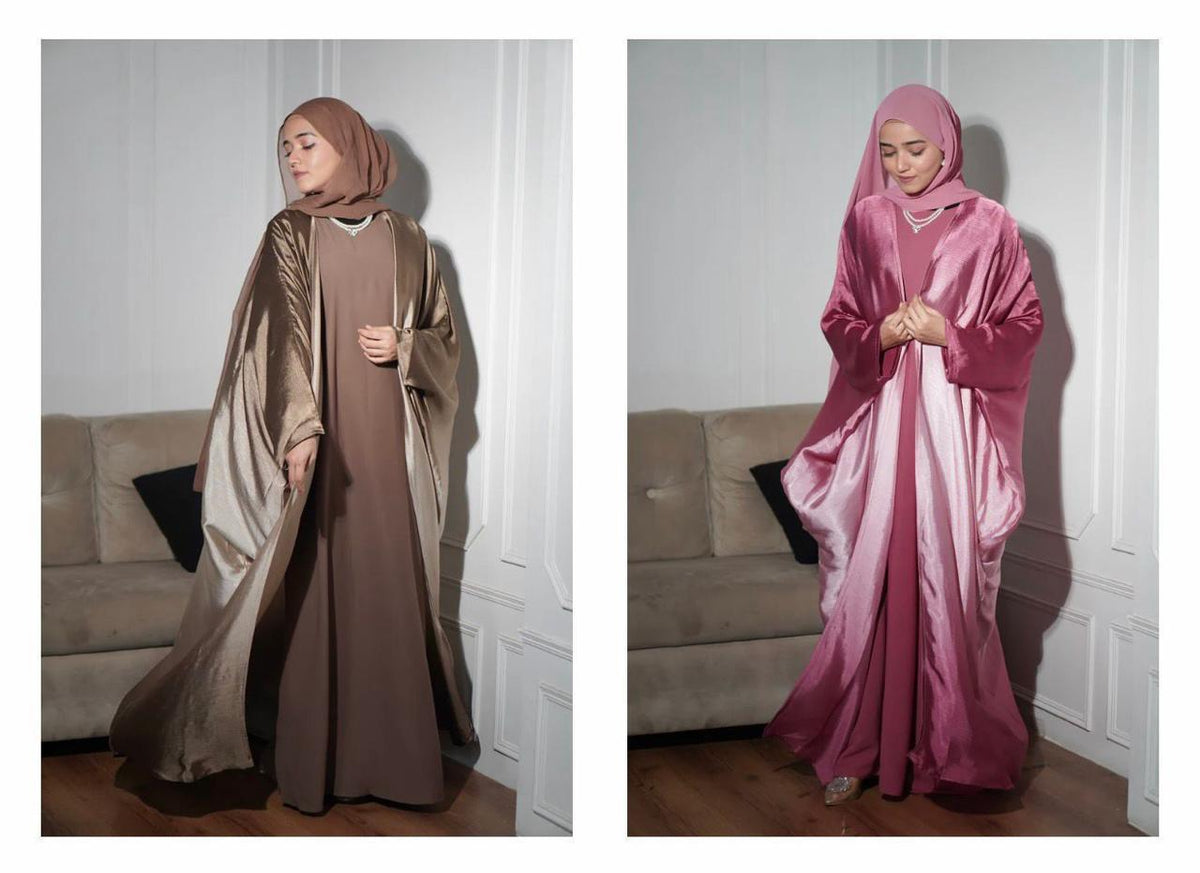 Premium Dubai Abaya for Women – Front Open  Modest Islamic Wear