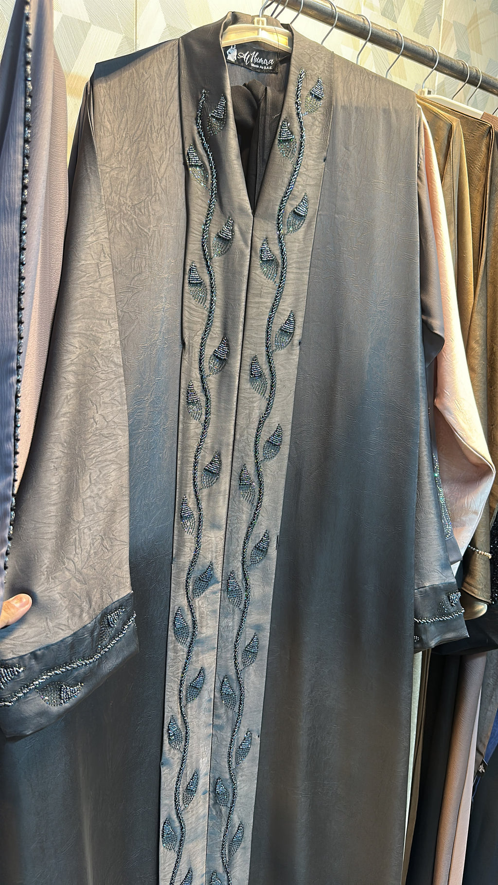 Premium Dubai Abaya for Women – Front Open  Modest Islamic Wear (Luxury)