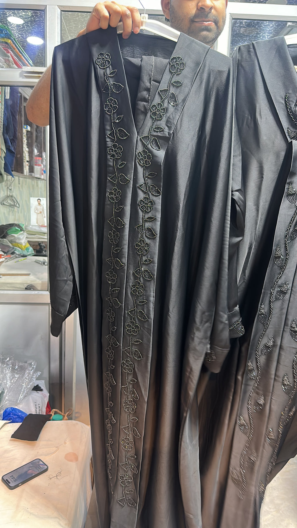 Premium Dubai Abaya for Women – Front Open  Modest Islamic Wear (Luxury)