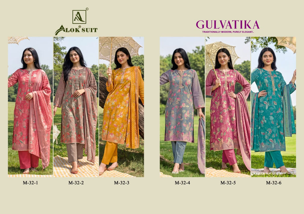 Mahunisa Exclusive - Gulvatika Pure Mudaal Designer Suit